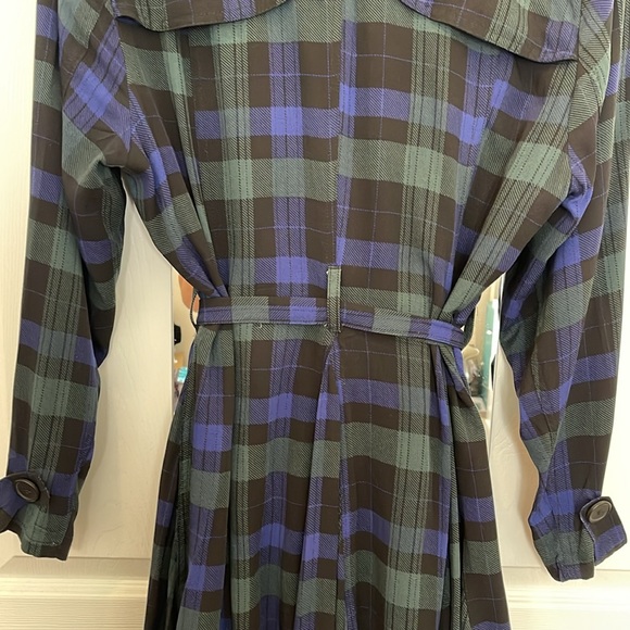Torrid Plaid Double-Breasted Trench Jacket / Dress size 2 - Picture 14 of 15